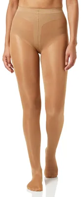 Produktbild von Nur Die Figura 25 DEN Shaping-Strumpfhose transparente glänzende Feinstrumpfhose breiter Komfortbund Bauch-Weg Damen, amber, L