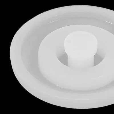 Immagine prodotto di Scopino da bagno in silicone con manico in acciaio inossidabile 304 argento per il bagno