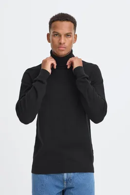 Produktbild von Blend BHBRYAN Herren Rollkragenpullover Feinstrick Pullover Baumwollmischung regular fit