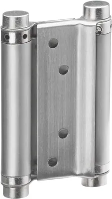 Produktbild von Pendeltürband 100 mm - 2 Stück - 20 kg Tragfähigkeit - Aus robustem Edelstahl / Pendeltürbeschlag für Schwingtür / Western-Beschlag für Saloon-Türen / Türband / Pendelscharnier / 311356 | Aus robustem Edelstahl – Pendeltürbeschlag für Schwingtür – Western-Beschlag für Saloon-Türen – Pendelscharnier – Türband