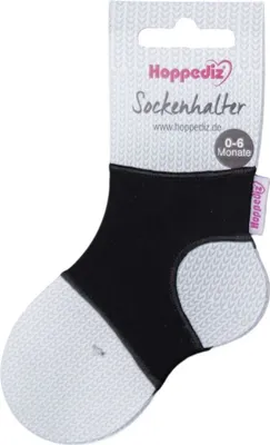Produktbild von HOPPEDIZ Babysocken Sockenhalter schwarz