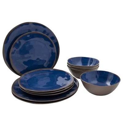 Obrázok produktu pre Bo-Camp 12-tlg. Campinggeschirr-Set Halo Melamin Blau