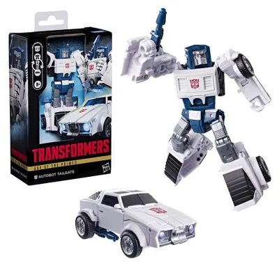 Imagen del producto de Hasbro Transformers: La Era de los Primes, figura de acción Autobot Tailgate, 13 cm