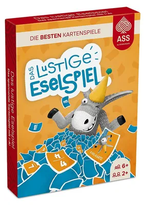 Produktbild von ASS Altenburger 22509586 Das lustige Eselspiel, Familienspiel, Karten