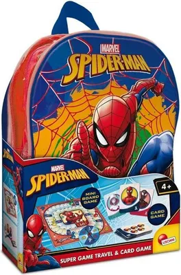 Produktbild von Lisciani Spiderman Plecak z grą i kartami