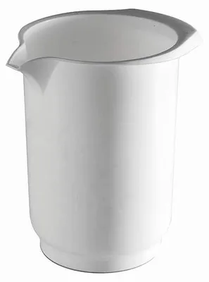 Produktbild von Rührschüssel weiß mit Gummifuß 1,25 l