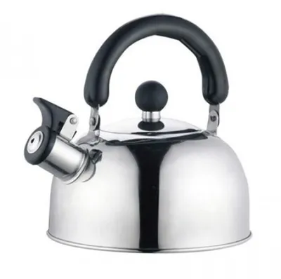 Produktbild von Edelstahl Flötenkessel 2 Liter Pfeifkessel Wasserkocher Wasserkessel Teekessel