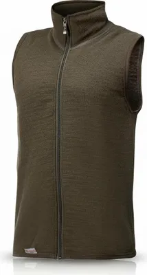 Produktbild von Woolpower Vest 400 Strickweste / Merino Weste Pine Green Größe XL