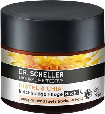 Obrázok produktu pre Dr. Scheller Bohatý nočný prípravok s bodliakom a chiou, 50 ml XNC