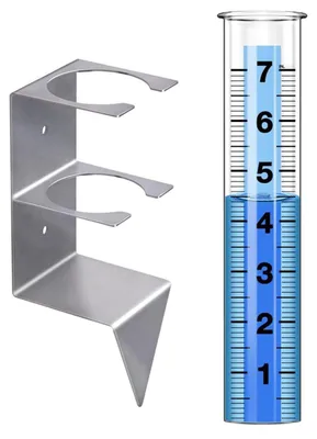 Immagine prodotto di Elzusha - Pluviometro da esterno con capacità di 17,8 cm