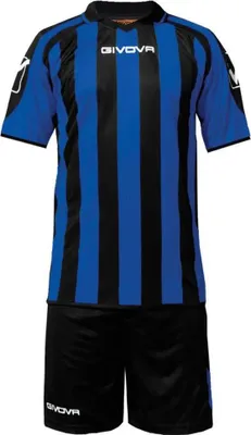 Immagine prodotto di Set Givova Supporter Mc blu, nero M uomo blu, nero M