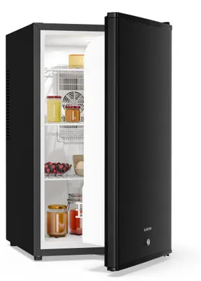 Produktbild von Klarstein Kühlschrank - mit Glastüre, 68L Mini-Kühlschrank für Getränke & Snacks, Kühlschrank Klein & Leise, Verstellbare Ablagen, Schloss, wechselbarer Türanschlag, höhenverstellbare Füße