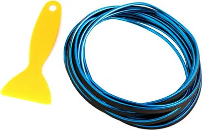 Image de APT Ruban décoratif pour l'intérieur de la voiture 5 m bleu