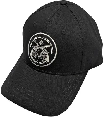 Produktbild von Johnny Cash - "Don´t Take Your Guns" Baseball-Mütze für Herren/Damen Uni RO10712 (Einheitsgröße) (Schwarz)