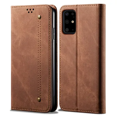 Obrázek produktu pro Galaxy S20 Plus Pouzdro, Kožené Peněženkové Pouzdro s Magnetickým Uzavíráním a Pouzdro s Funkcí Stojánku pro Samsung Galaxy S20 Plus Samsung Galaxy S20 Plus Hnědý