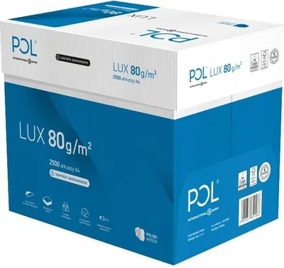 A cardboard box of A4 paper.