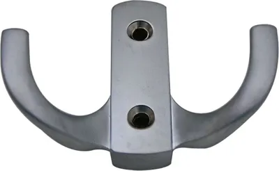 Produktbild von Garderobenhaken Mantelhaken Chrom matte Ausführung Kleiderhaken Wandhaken Metall