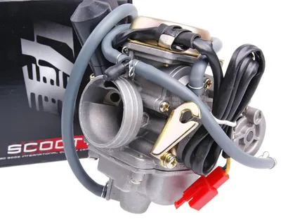 Produktbild von Vergaser Naraku 24mm (membrangesteuert) für 4-Takt 139QMB GY6, Aprilia /? Piaggio Mojito, ?Hexagon, ?Liberty, ?Sfera 125-?150ccm 4T