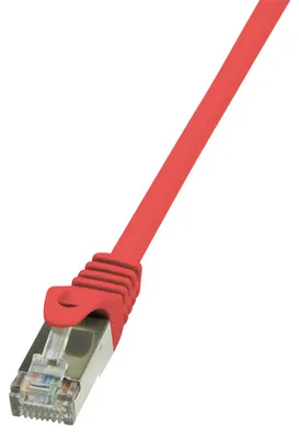 Produktbild von LogiLink Patchkabel EconLine CAT5e F/UTP 3m rot