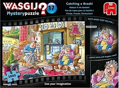 Image de Wasgij Mystery 17 Paix, joie, crêpes 1000 pièces Puzzle