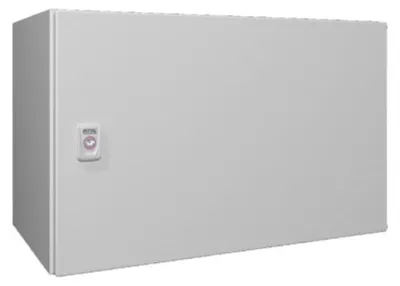 Produktbild von Rittal 7641.350, Wandmontiertes Regal, 7U, Sperrschloss, Grau