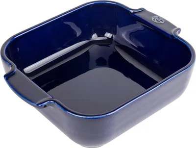 Produktbild von Peugeot quadratische Auflaufform Appolia Ofenform Keramik Blau 21 cm 60237