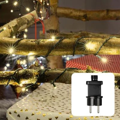 Produktbild von Hellum Lichterkette-LED Mini Außen klar 120tlg; 561234