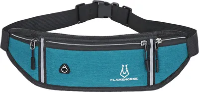 Produktbild von Sport-Hüfttasche, Outdoor-Lauf-Handytasche, Handy-Hüfttasche, wasserdicht mit Kopfhörerloch, Uni, verstellbare Größe, Blau
