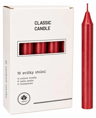 Immagine prodotto di ARÔME, candele da tavolo, rosso metallizzato