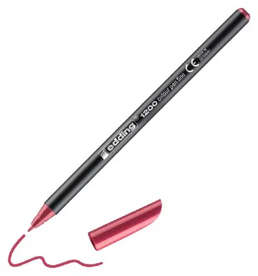 Image de edding 1200 Stylo à bille rouge carmin