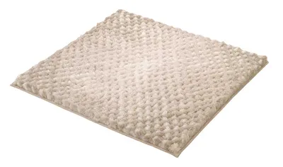 Produktbild von Badematte - Beige - Creme - Polyester - 60 x 60 cm