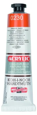 Produktbild von Acrylfarbe 40 ml Tube  -  Dark Orange / 0230  -