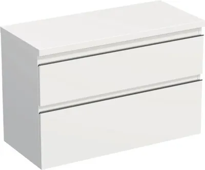 Obrázek produktu pro Koupelnová skříňka pod umyvadlo Jungborn TRENTA bílá matná 96,7 x 64,6 x 44,5 cm