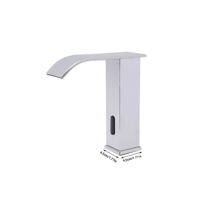 Obrázek produktu pro Automatická senzorová vodovodní baterie, design vodopádu, teplá a studená voda, BÍLÁ