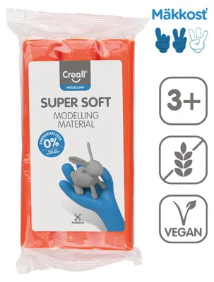 Produktbild von Knetmasse Creall Super Soft 500 g - Orange