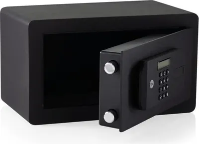 Obrázok produktu pre Yale YSEB/250/EB1 Bezpečnostný trezor, elektronický zámok, pancierovaná oceľ, 25 x 30 x 35 cm, čierny
