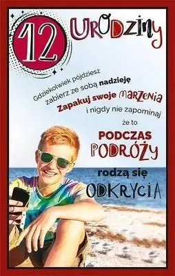 Image de Carte de vœux « Anniversaire 12 U90 » - AbCard