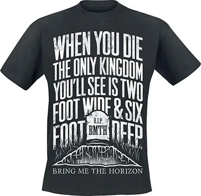 Produktbild von Bring Me The Horizon - Grave, T-Shirt Gr. XL