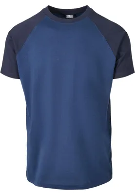 Obrázok produktu pre Urban Classics - Kontrastné tričko RAGLAN blau / navy - S