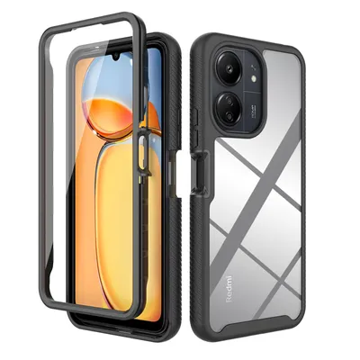 Produktbild von 360 Grad Hülle mit eingebautem Displayschutz für Xiaomi Redmi 13C / Poco C65