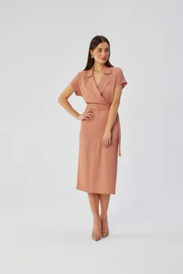 Produktbild von Stylove Midikleid für Frauen Ivoron S363 rosa M