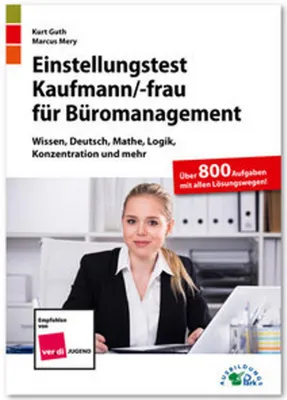 Produktbild von Einstellungstest Kaufmann / Kauffrau für Büromanagement