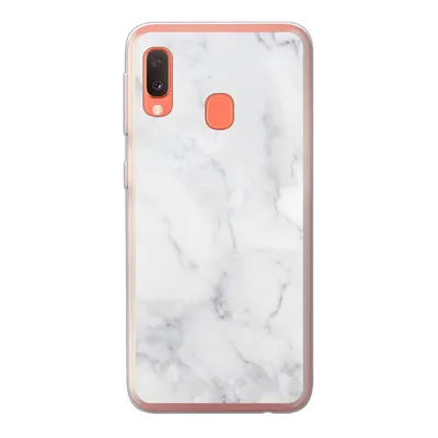 Produktbild von MuchoWow® Handyhülle Schutzhülle Hülle für Samsung Galaxy A20e Marmor - Weiß - Grau - Luxus - Marmoroptik - Stein Silikon Softcase Handy Hülle - Abdeckung