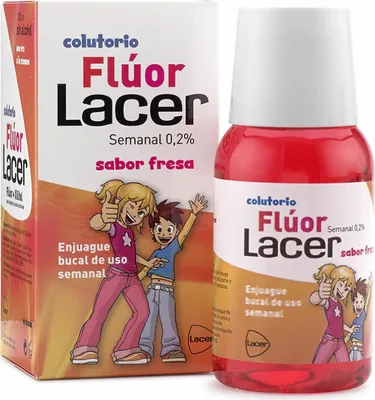 Produktbild von Lacer™ Fluoride 0,2 Strawberry Mouthwash 100ml