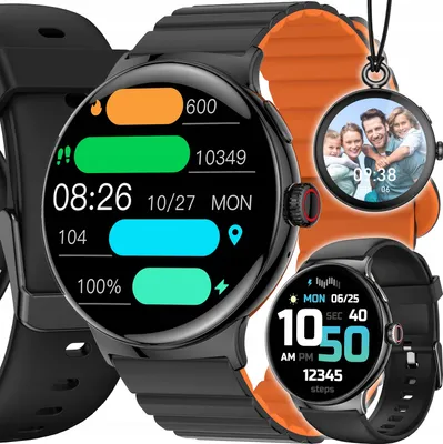 Zdjęcie produktu dla Smartwatch Zegarek Rozmowy Odpowiedź Sms Puls Polskie Menu Smart Watch 3W1
