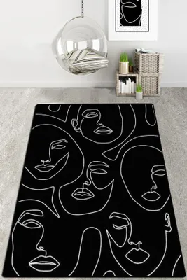 Produktbild von Conceptum Hypnose, Composition- Composition DjtCHL, Bunt, Kurzflorteppiche, 80 x 140 cm, 50% Samtgewebe / 50% Polyester