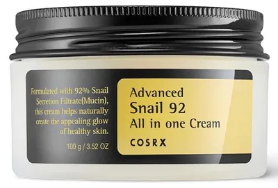 Imagen del producto de Crema antiarrugas Cosrx Advanced Snail 92 All In One (100 ml)