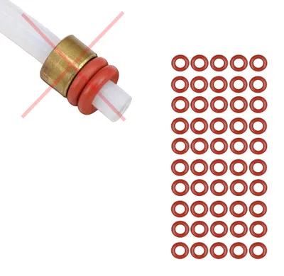 50 O-Ringe Dichtungen für 4 mm Druckschlauch Kaffeevollautomaten
