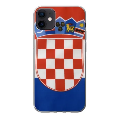 Produktbild von MuchoWow® Handyhülle Schutzhülle Hülle für iPhone 12 mini Foto der kroatischen Flagge Silikon Softcase Handy Hülle - Bild