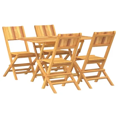 Produktbild von 5-tlg. Garten-Essgruppe Massivholz Teak